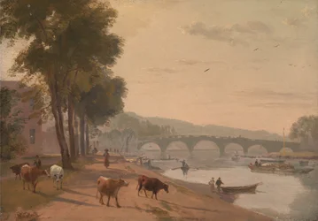 Vue du Pont de Richmond, sur la Tamise